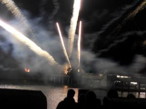 Feuerwerk an der Kellenhusener Seebrücke